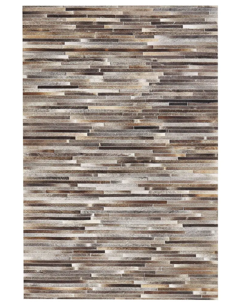 Tappeto pelle multicolore 160 x 230 cm TUZLUCA