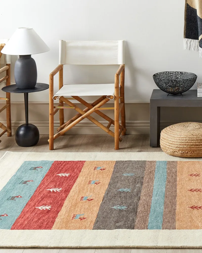 Tappeto Gabbeh lana multicolore 160 x 230 cm SARILAR