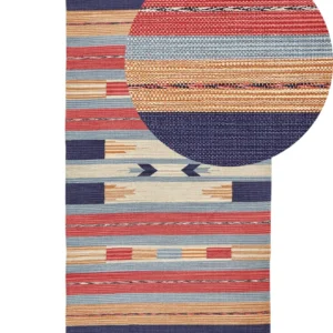Tappeto kilim cotone multicolore 80 x 150 cm GANDZAK