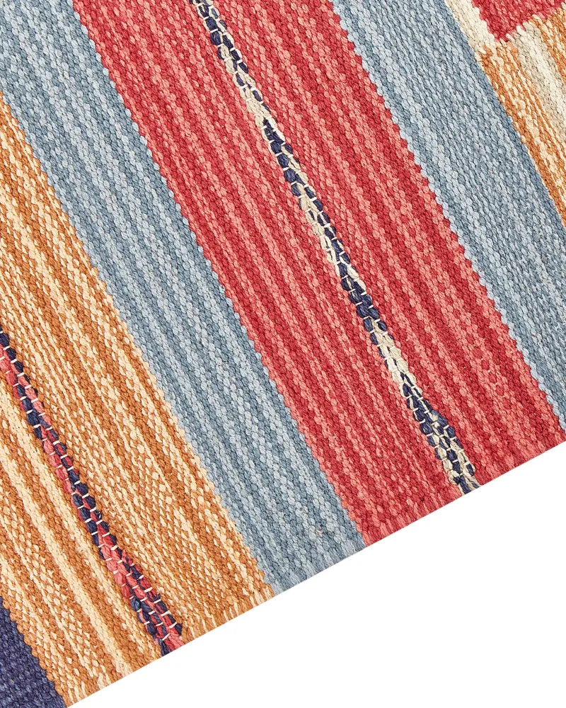 Tappeto kilim cotone multicolore 80 x 150 cm GANDZAK