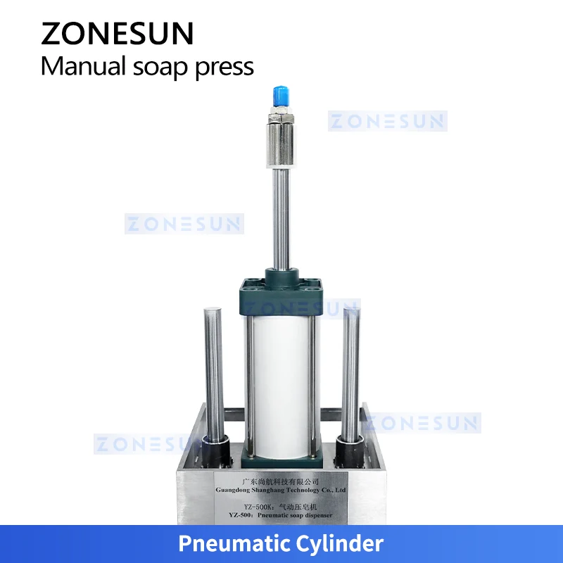 ZONESUN ZS-MYZ1 Pneumatic Soap Stamping Machine Custom Molds