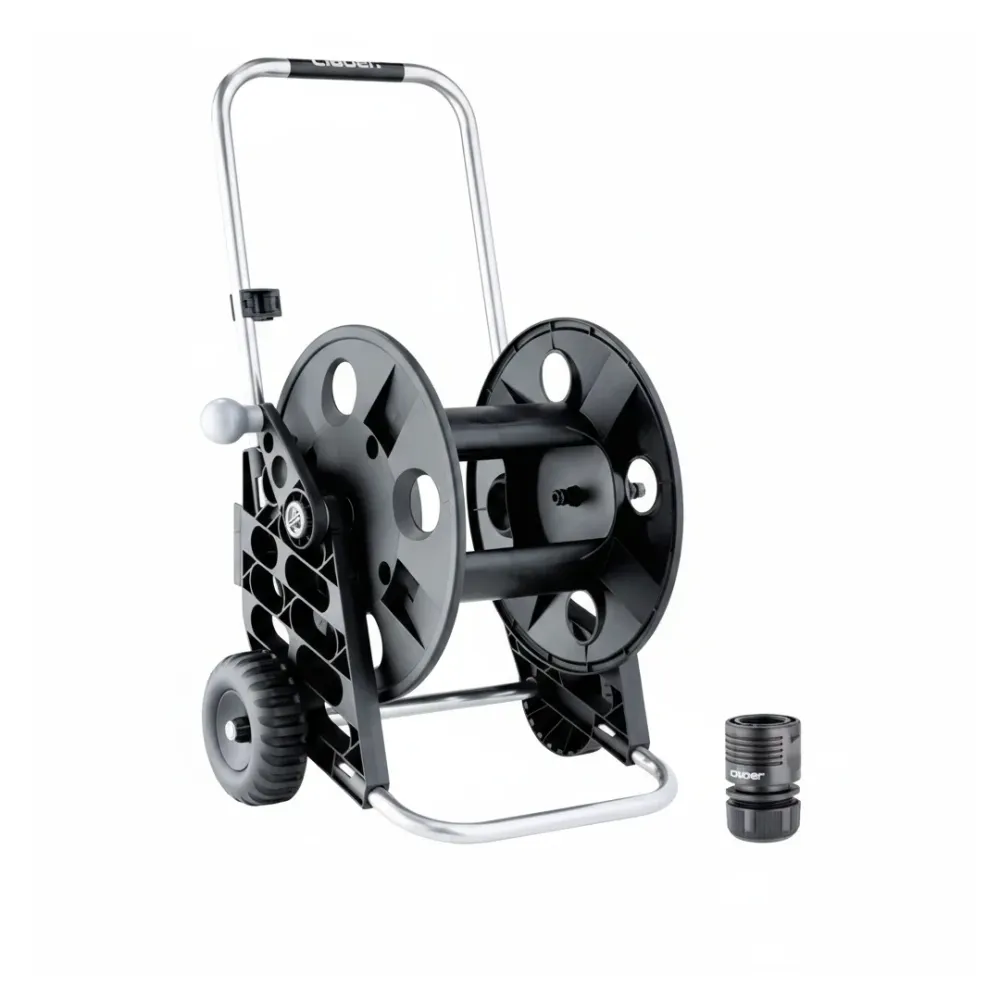 Avvolgitubo carrellato Claber Genius 60 alluminio per tubo 1/2”