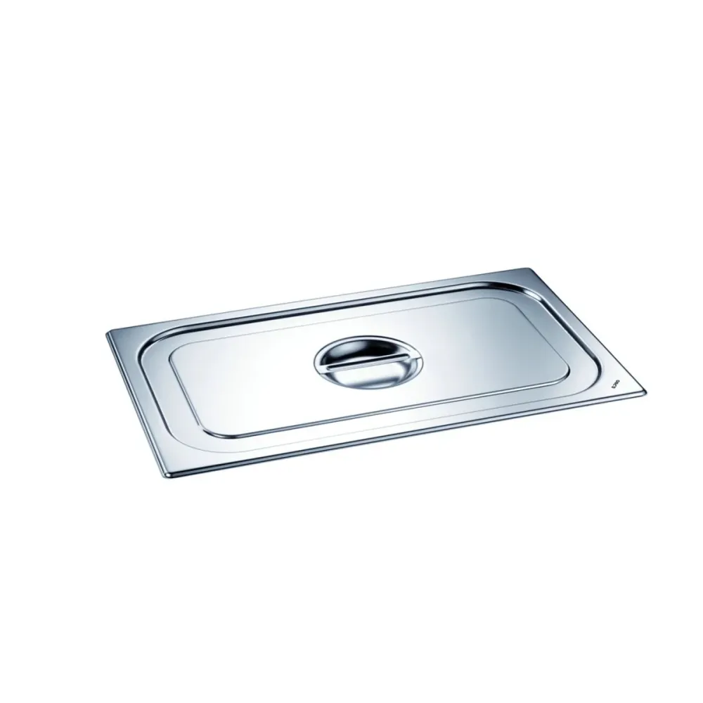 B.PRO Coperchio di acciaio inossidabile con cabina impugnatura per contenitore GN 1/1