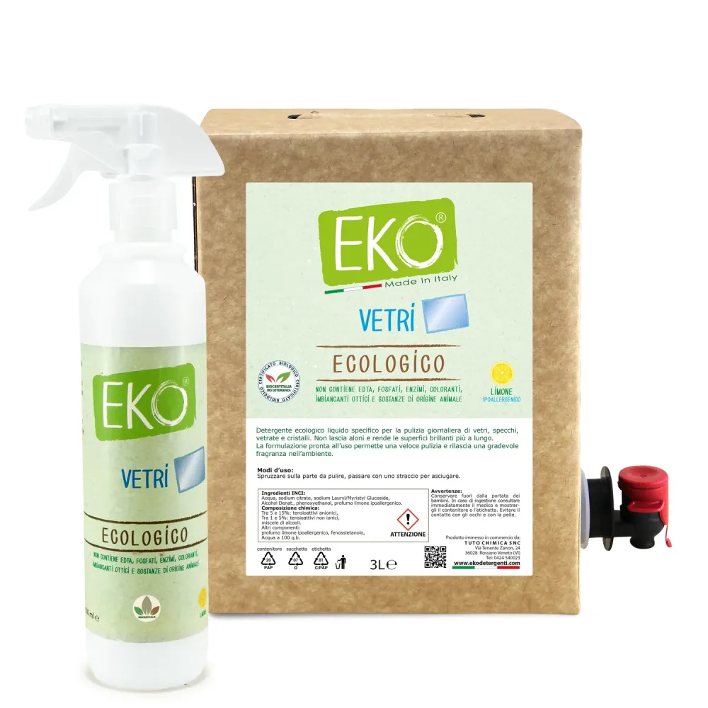 Bag Box Kit Eko detergente vetri ecologico
