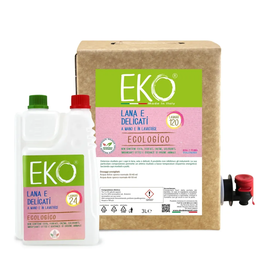 Bag Box Kit Eko detersivo lana e delicati ecologico