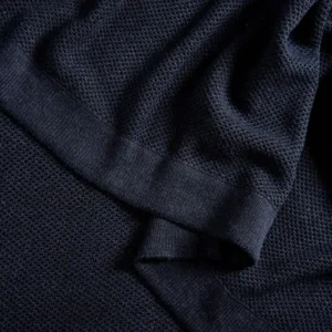 Bemboka Honeycomb Bamboo Throw Pre Shrunk Ink