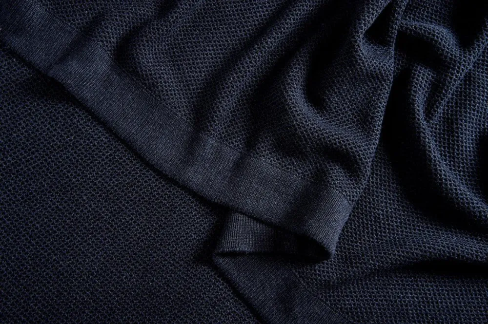 Bemboka Honeycomb Bamboo Throw Pre Shrunk Ink