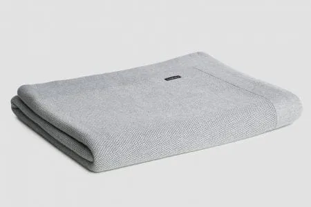 Bemboka Honeycomb Bamboo Throw Pre Shrunk Dove