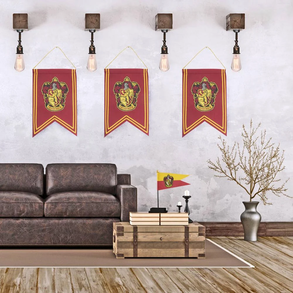*Grifondoro Banner & Flag Set con Asta Alluminio