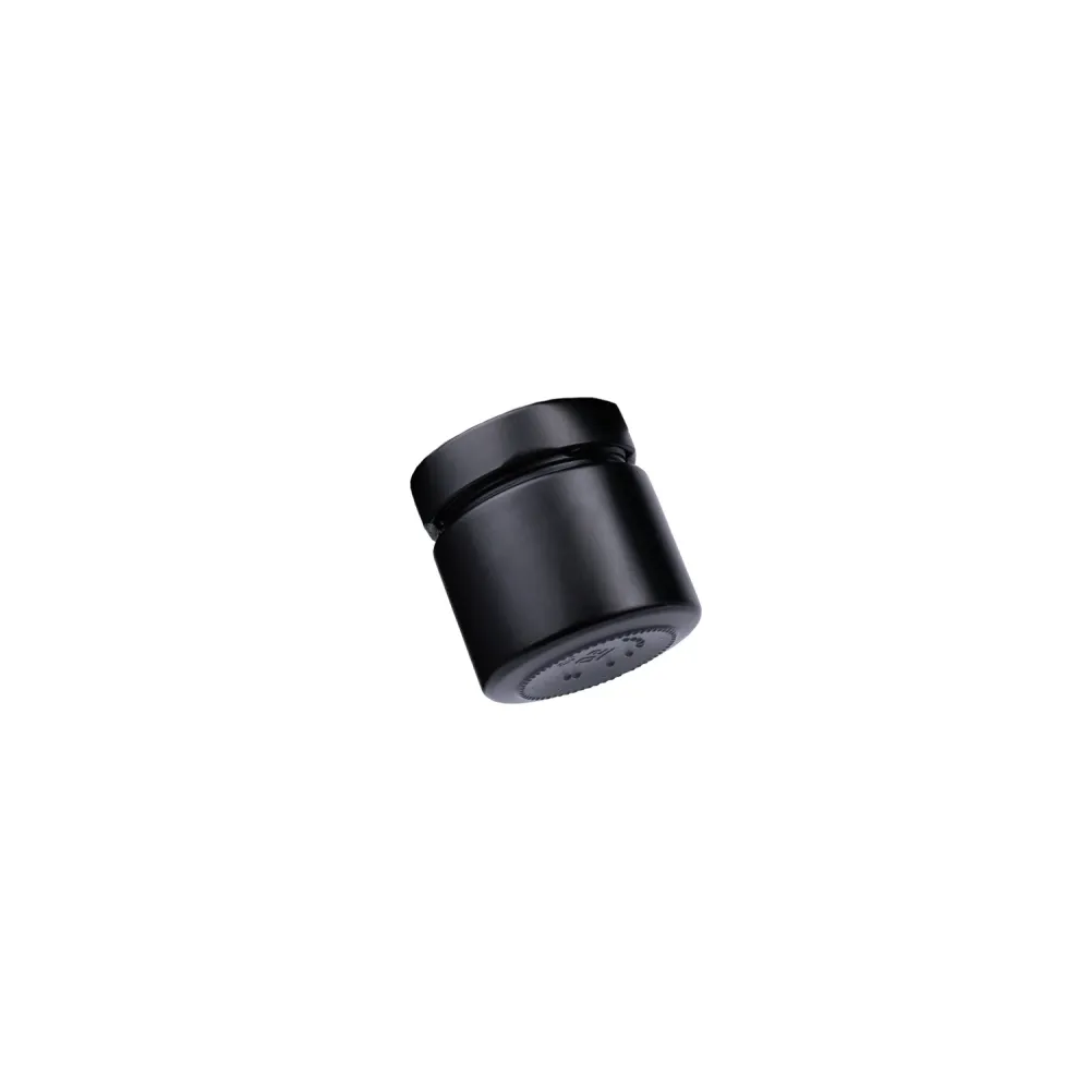 Barattolo di prelibatezze magnetico nero 125 ml senza listello