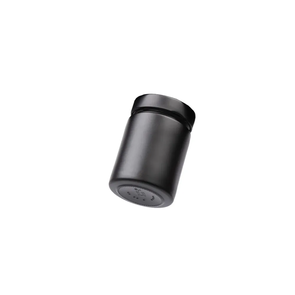 Barattolo di vetro fine magnetico NERO 192 ml senza listello