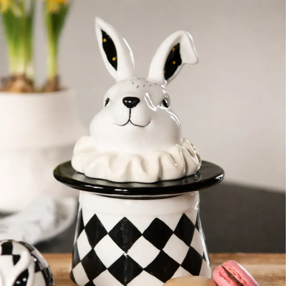 Barattolo Ceramica Decorativo Pasquale 13×13×20 cm – Easter Table