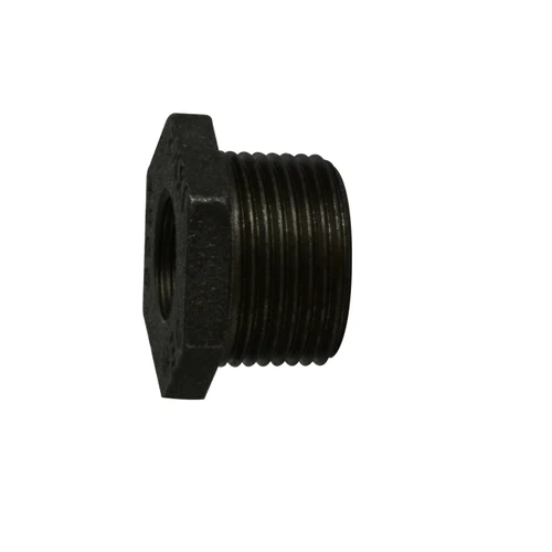 3" X 1 1/2" Double Tap Nero puro Bushing 65537DT Acciaio Inox | Resistente alle Intemperie