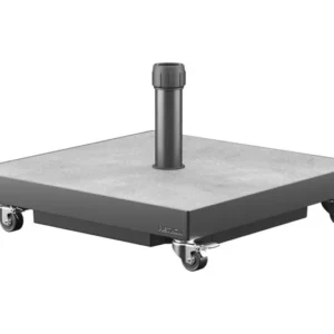 PLATINUM SUN & SHADE base Ceramica 40 kg grigia con ruote