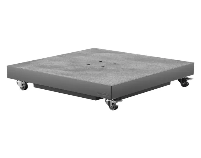 PLATINUM SUN & SHADE base Ceramica 90 kg grigia con ruote