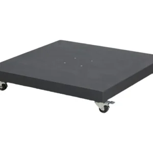 PLATINUM SUN & SHADE base Sorrento 90 kg nera con ruote