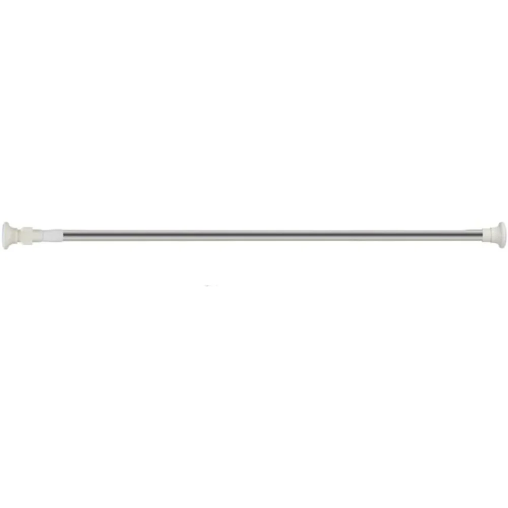 Bastone silver per tenda o appendiabiti regolabile da 110 200 cm