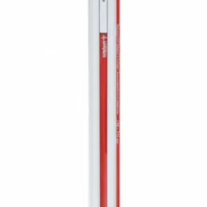 Saniplast Tubo Reggitenda Estensibile 105-240 cm – Alluminio Bianco – Diametro 25 mm – Montaggio Pressione Senza Fori