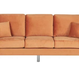 3 Seater Vellutato Sofa Orange GAVLE