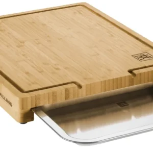 Zwilling Kitchen BBQ+ Bamboo tagliente con cassetto, 39x30 cm 222.014.014