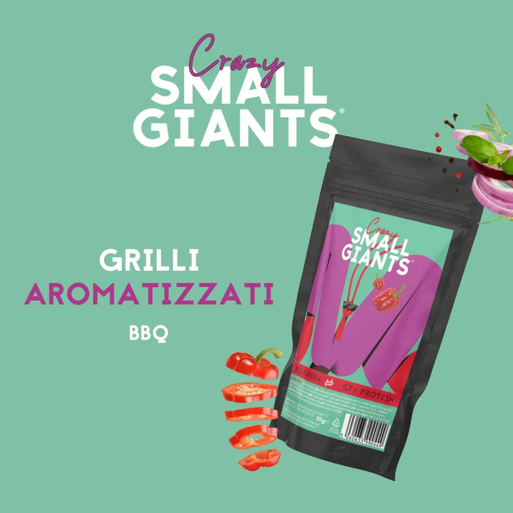 Small Giants - Grilli essiccati gusto BBQ Paprika- 20 g