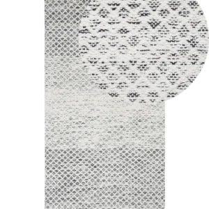 Area tappeto 80 x 150 bianco e nero GEMLIK