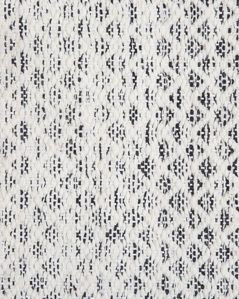 Area tappeto 80 x 150 bianco e nero GEMLIK