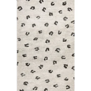 Tappeto cotone camoscio e nero 80 x 150 cm AFIS