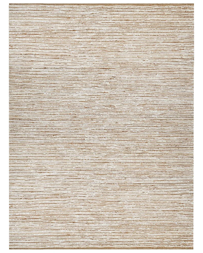 Tappeto cotone nocciola e bianco 300 x 400 cm BARKHAN