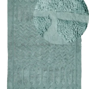 Tappeto cotone verde menta 160 x 230 cm SIRNAK