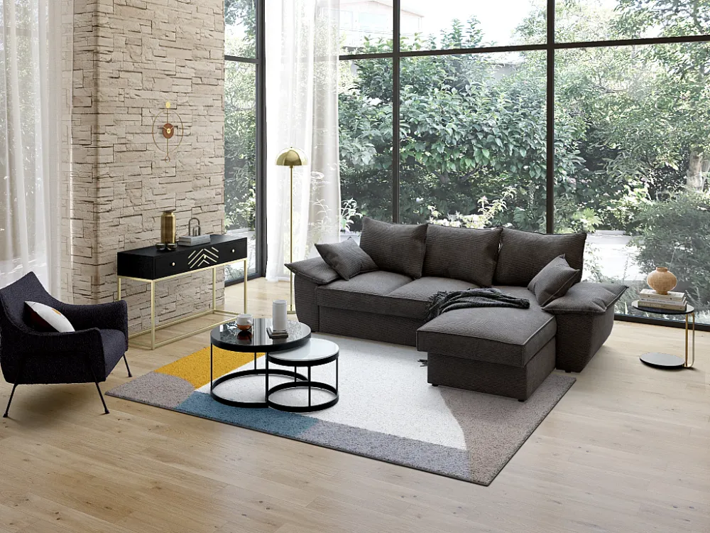 Tappeto geometrico 160 x 230 cm Polipropilene multicolore SARIA