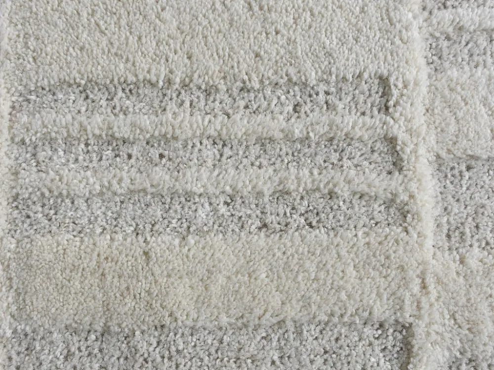 Tappeto rilievo 100% Lana della Nuova Zelanda 160 x 230 cm 2000 g/m2 Avorio DALILA