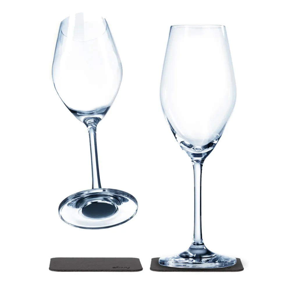 Bicchieri di cristallo magnetici CHAMPAGNE