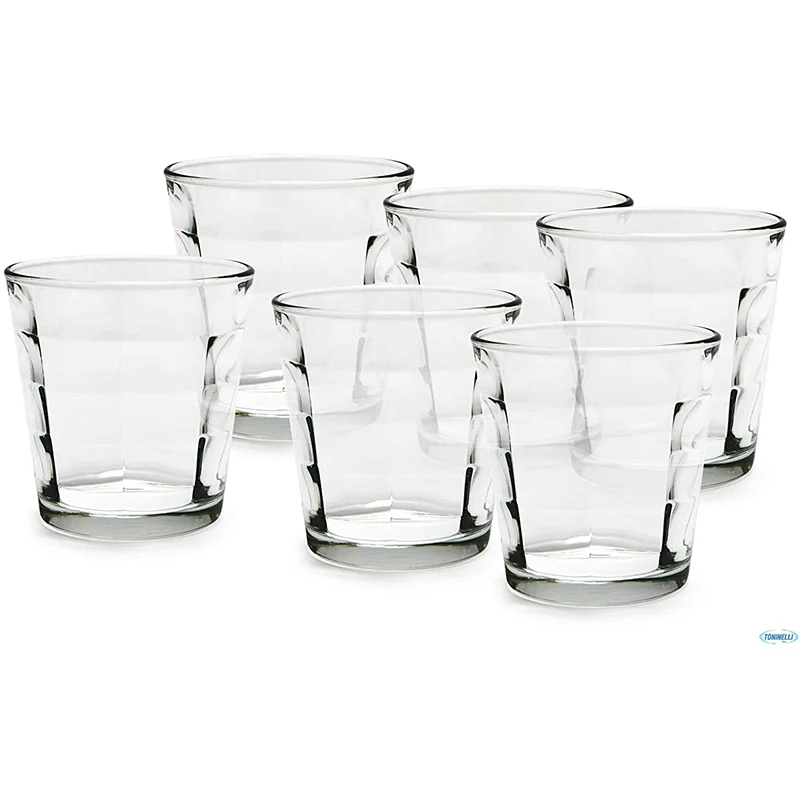 C/6 Bicchiere Acqua Cube 24cl Bormioli