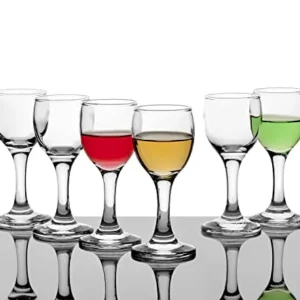 14,99 $ | Set da 12 bicchierini Pasabahce Premiumum da shot da 6 pezzi - Bistro Cordial & Liqueur Extra Mini Glasses 2...