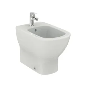 Bidet pavimento filo parete Ideal Standard Tesi monoforo colore bianco T456901