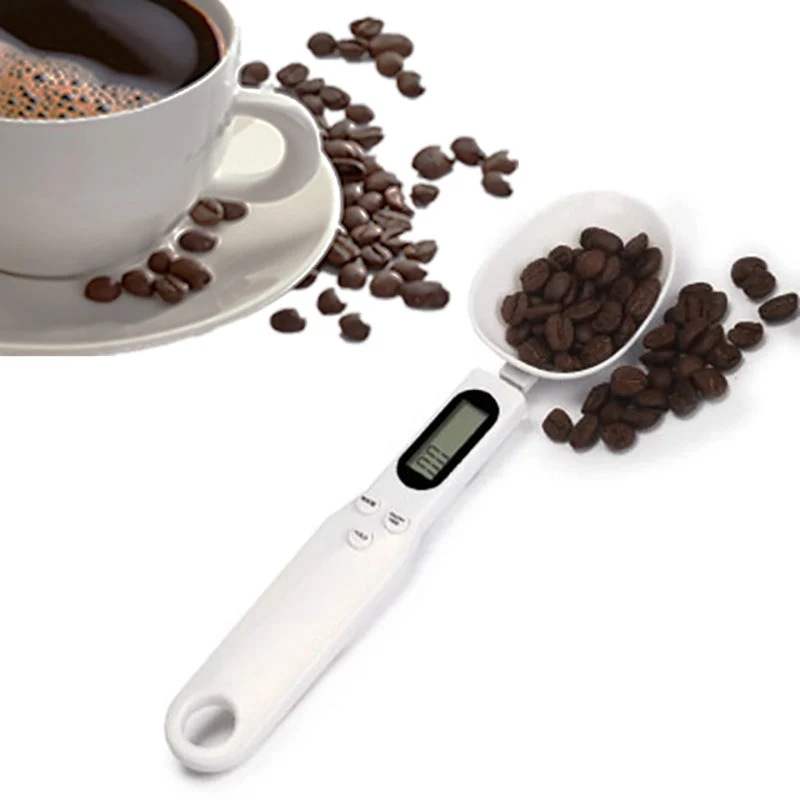 Bilancia Cucchiaio, Bilancino digitale da cucina 0,1gr - 500gr