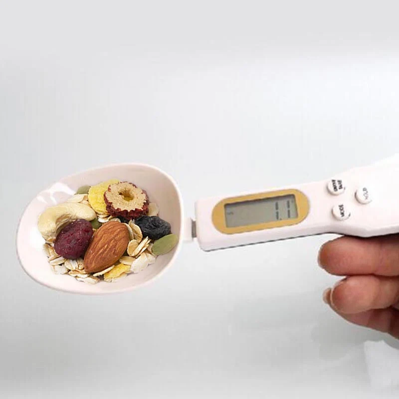 Bilancia Cucchiaio, Bilancino digitale da cucina 0,1gr - 500gr