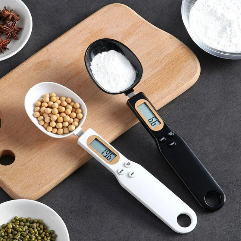 Bilancia Cucchiaio, Bilancino digitale da cucina 0,1gr - 500gr