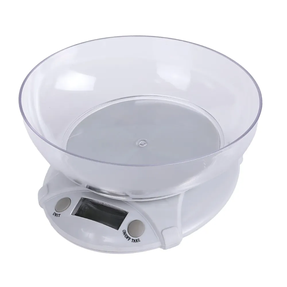 TekOne Bilancia digitale da cucina 5kg con ciotola estraibile