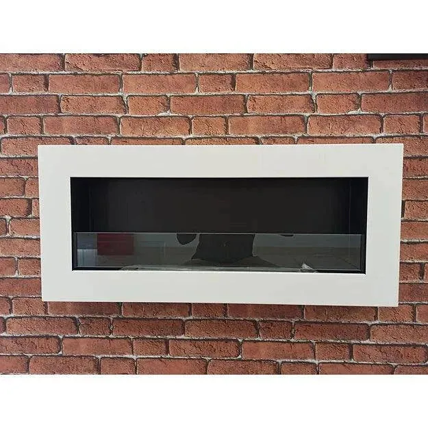 Biocamino BOX 900x400 con vetro - bianco opaco YNOT