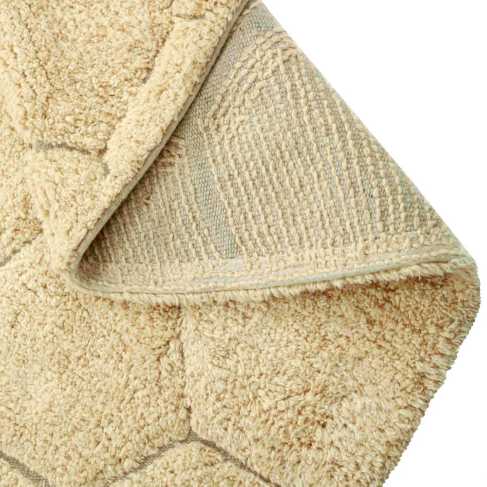 Lorena Canals Tappeto rotondo nido d'ape dorato 140 cm per bambini