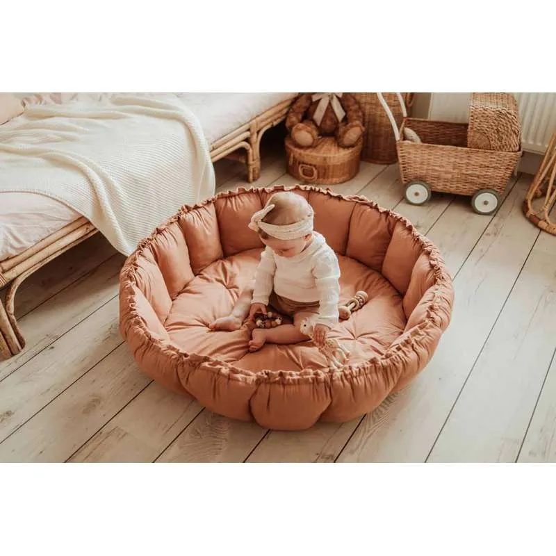 Play & Go Bloom - Nido per bambini/Tappeto da gioco - Marrone Tawny