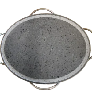 BISTECCHIERA PIETRA DELLA SALUTE OVALE 35x28cm TELAIO RIMOVIBILE