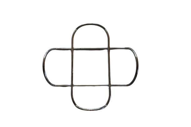 BISTECCHIERA PIETRA DELLA SALUTE ROTONDA Ø28cm TELAIO RIMOVIBILE