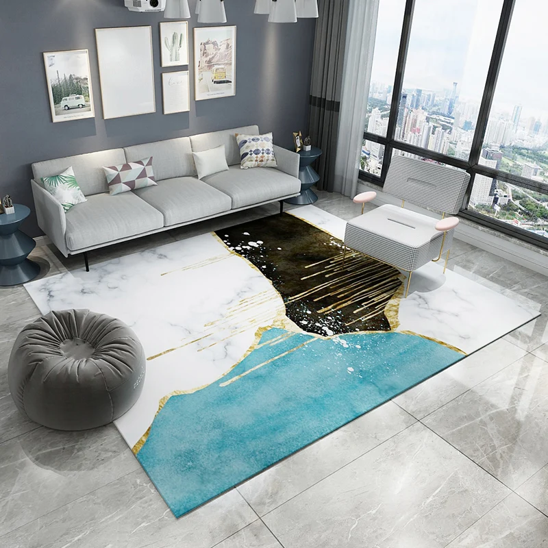 Carta per Tecniche Miste Tappeto occidentale multicolore Tappeto poliestere color block Tappeto antiscivolo Lavabile lavat...