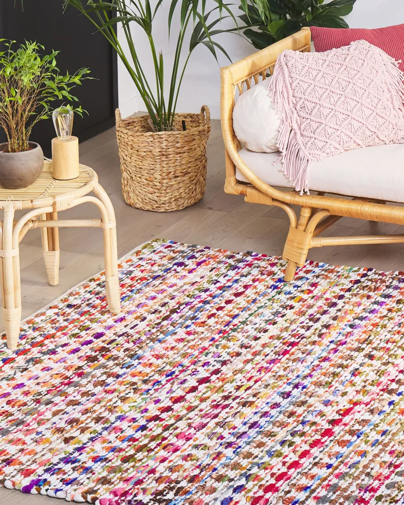 Tappeto cotone multicolore 160 x 230 cm ARAKLI
