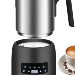 Montalatte elettrico e scaldalatte 5 1 550W con display touch caraffa inox e temperatura regolabile Sogo