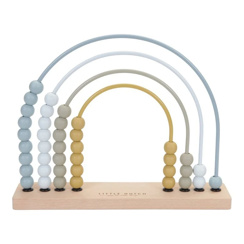 Boulier legno arcobaleno - blu