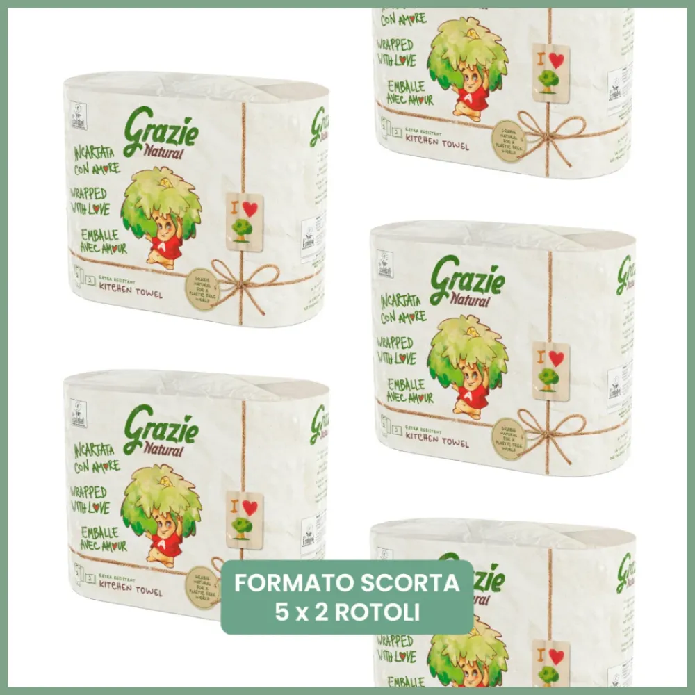 Asciugatutto Eco - 10 maxi rotoli